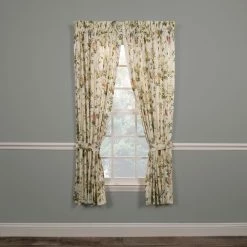 Cheapest 🎉 Curtain Panels Ellis Curtain Abigail Tailored Pair With Tiebacks ✨ -Window Curtains Shop scaleALEL206