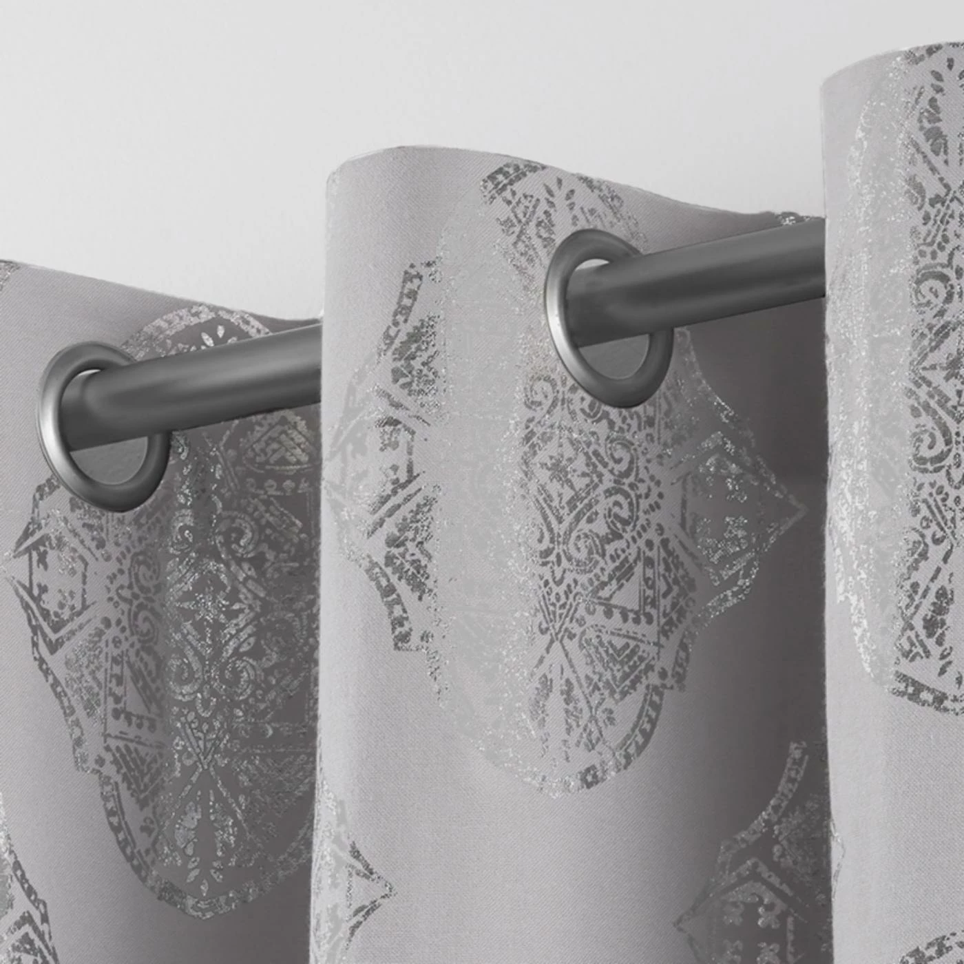 Budget ๐ Curtain Panels Exclusive Home Augustus Metallic Light Filtering Window Curtain Panel Pair โ 5 Budget ๐ Curtain Panels Exclusive Home Augustus Metallic Light Filtering Window Curtain Panel Pair โ - Image 5