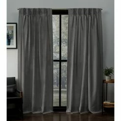 Brand new 🥰 Curtain Panels Exclusive Home Loha Pinch Pleat Curtain Panel Pair 💯 -Window Curtains Shop scaleAMAL205