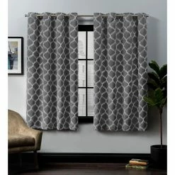 Best reviews of 🎁 Curtain Panels Exclusive Home Amelia Embroidered Blackout Grommet Top Curtain Panel Pair 👏 -Window Curtains Shop scaleAMAL219 1