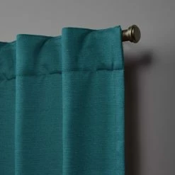 Hot Sale 😀 Curtain Panels Nicole Miller New York Mellow Slub Textured Hidden Tab Top Curtain Panel Pair 🎁 -Window Curtains Shop scaleAMAL300