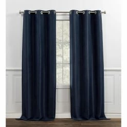 Cheap 🛒 Curtain Panels Chaps Home Melody Room Darkening Solid Textured Grommet Curtain Panel Pair 😀 -Window Curtains Shop scaleAMAL319