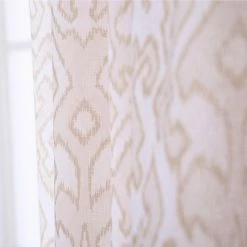Cheap 👍 Best Home Fashion Ikat Sheer Rod Pocket Curtain Panels 🎉 -Window Curtains Shop scaleBESH015
