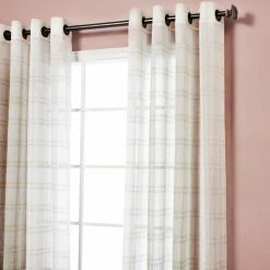 Hot Sale π Best Home Fashion Sheer Faux Linen Grommet Top Curtain Panels π€© 11 Hot Sale π Best Home Fashion Sheer Faux Linen Grommet Top Curtain Panels π€© -Window Curtains Shop scaleBESH023