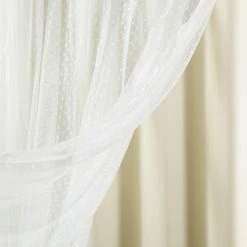 Best Pirce 🧨 Best Home Fashion Dotted Tulle Blackout Mix & Match Curtain Panels - Set Of 4 🧨 -Window Curtains Shop scaleBESH038 1