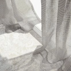 Outlet 🧨 Curtain Panels Best Home Fashion Faux Linen Diamante Curtains ❤️ -Window Curtains Shop scaleBESH278