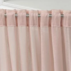 Coupon 👍 Curtain Panels Best Home Fashion Sheer Linen Look Curtains 🥰 -Window Curtains Shop scaleBESH306