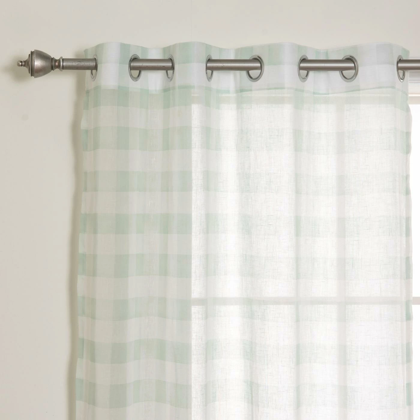 Hot Sale ๐ฏ Curtain Panels Best Home Fashion Sheer Watercolor Plaid Curtains ๐ 5 Hot Sale ๐ฏ Curtain Panels Best Home Fashion Sheer Watercolor Plaid Curtains ๐ - Image 5