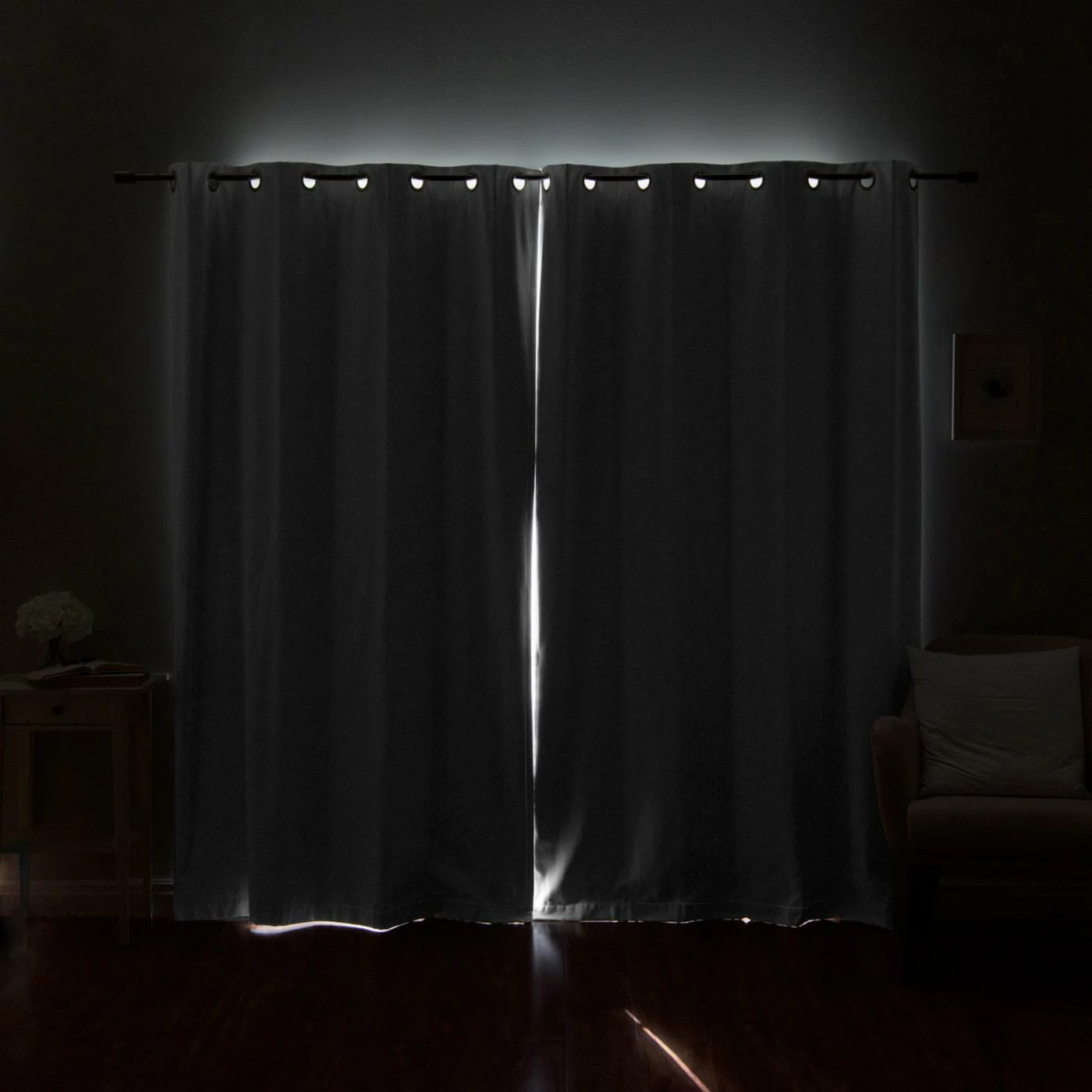 Budget ⌛ Curtain Panels Best Home Fashion Linen Textured Grommet Thermal Total Blackout Curtain Panel Pair ⭐ 5 Budget ⌛ Curtain Panels Best Home Fashion Linen Textured Grommet Thermal Total Blackout Curtain Panel Pair ⭐ - Image 5