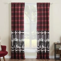 Promo 👏 73 - 84 In. Greenland Home Fashions Timberline Window Panel Pair 🎁 -Window Curtains Shop scaleGRNLD637