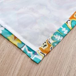 New ⭐ 73 - 84 In. Greenland Home Fashions Nirvana Teal Window Panel Pair 🛒 -Window Curtains Shop scaleGRNLD640