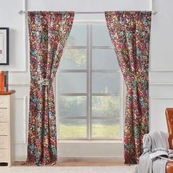 Promo 🔔 73 - 84 In. Barefoot Bungalow Alice Window Panel Pair 🛒 -Window Curtains Shop scaleGRNLD670