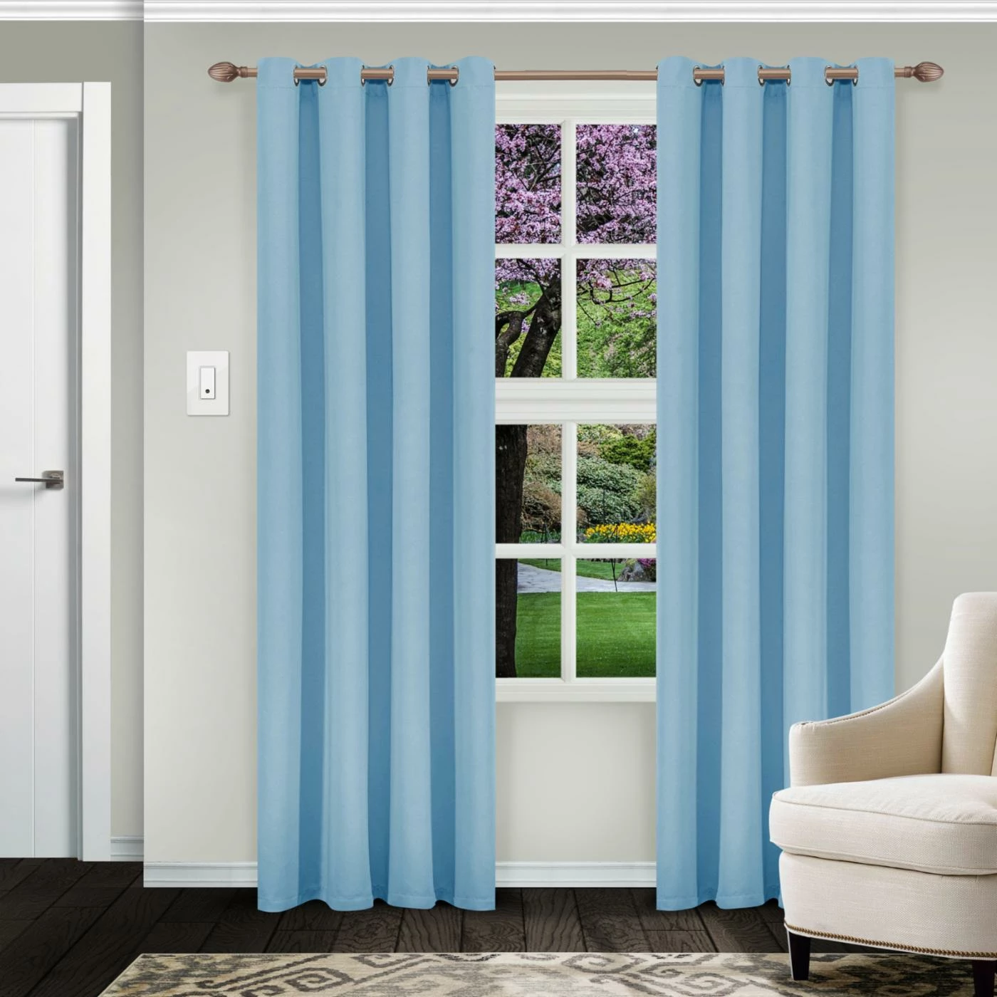 Promo π Curtain Panels Superior Classic Solid Blackout 2 Panel Curtains π 5 Promo π Curtain Panels Superior Classic Solid Blackout 2 Panel Curtains π - Image 5