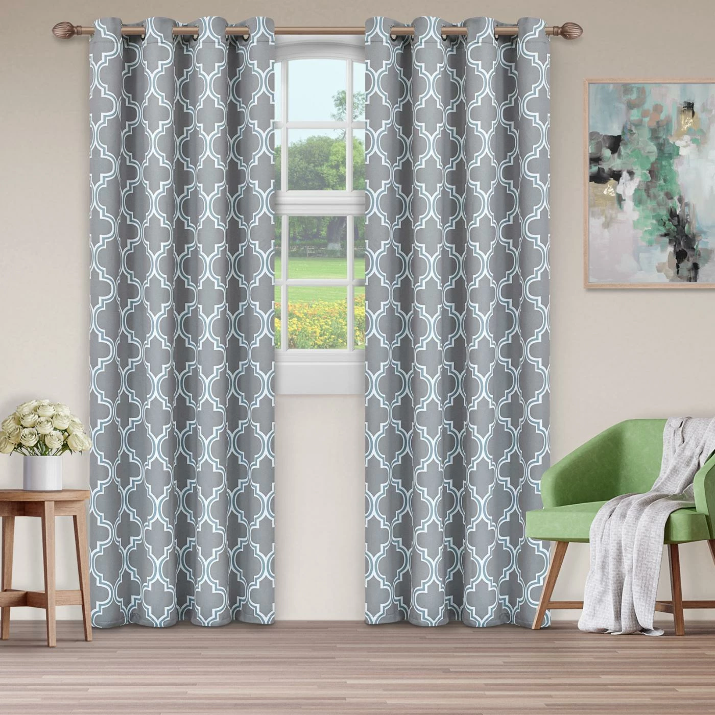 Best reviews of π Curtain Panels Superior Bohemian Trellis Blackout 2 Panel Curtains π 5 Best reviews of π Curtain Panels Superior Bohemian Trellis Blackout 2 Panel Curtains π - Image 5