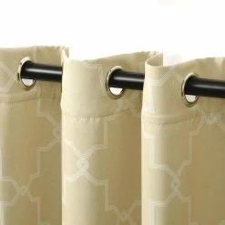 Buy 🛒 Curtain Panels Superior Imperial Trellis Blackout 2 Panel Curtains 🔥 -Window Curtains Shop scaleHCIN1382