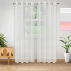 Wholesale 🎉 96 - 108 In. Superior Delicate Flower 2 Panels Sheer Curtains 🥰 -Window Curtains Shop scaleHCIN1385