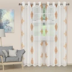 Promo π Curtain Panels Superior Damask 2 Panels Sheer Curtains π 14 Promo π Curtain Panels Superior Damask 2 Panels Sheer Curtains π -Window Curtains Shop scaleHCIN1386