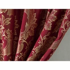 Brand new π Curtain Panels RT Designers Collection Rosalie Floral/Damask Textured Jacquard 84 In. Single Rod Pocket Curtain Panel With Attached Valance π 14 Brand new π Curtain Panels RT Designers Collection Rosalie Floral/Damask Textured Jacquard 84 In. Single Rod Pocket Curtain Panel With Attached Valance π -Window Curtains Shop scaleRMLL313