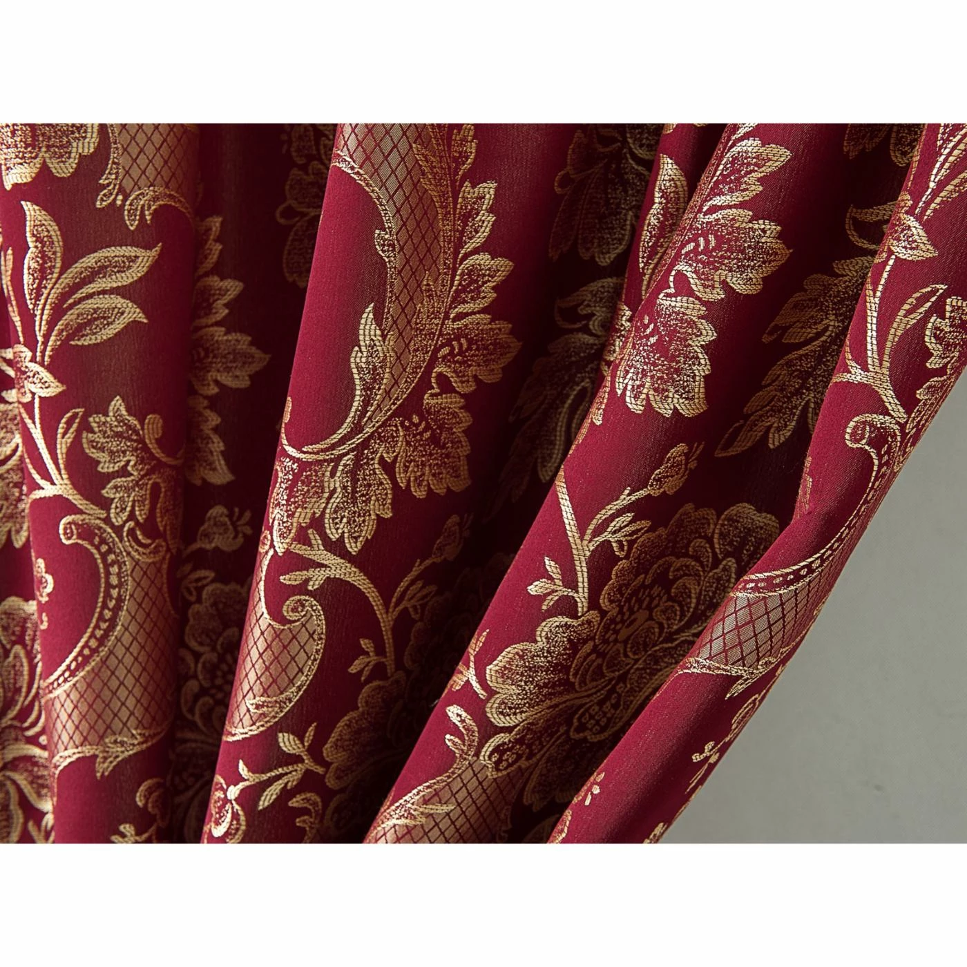 Brand new π Curtain Panels RT Designers Collection Rosalie Floral/Damask Textured Jacquard 84 In. Single Rod Pocket Curtain Panel With Attached Valance π 5 Brand new π Curtain Panels RT Designers Collection Rosalie Floral/Damask Textured Jacquard 84 In. Single Rod Pocket Curtain Panel With Attached Valance π - Image 5