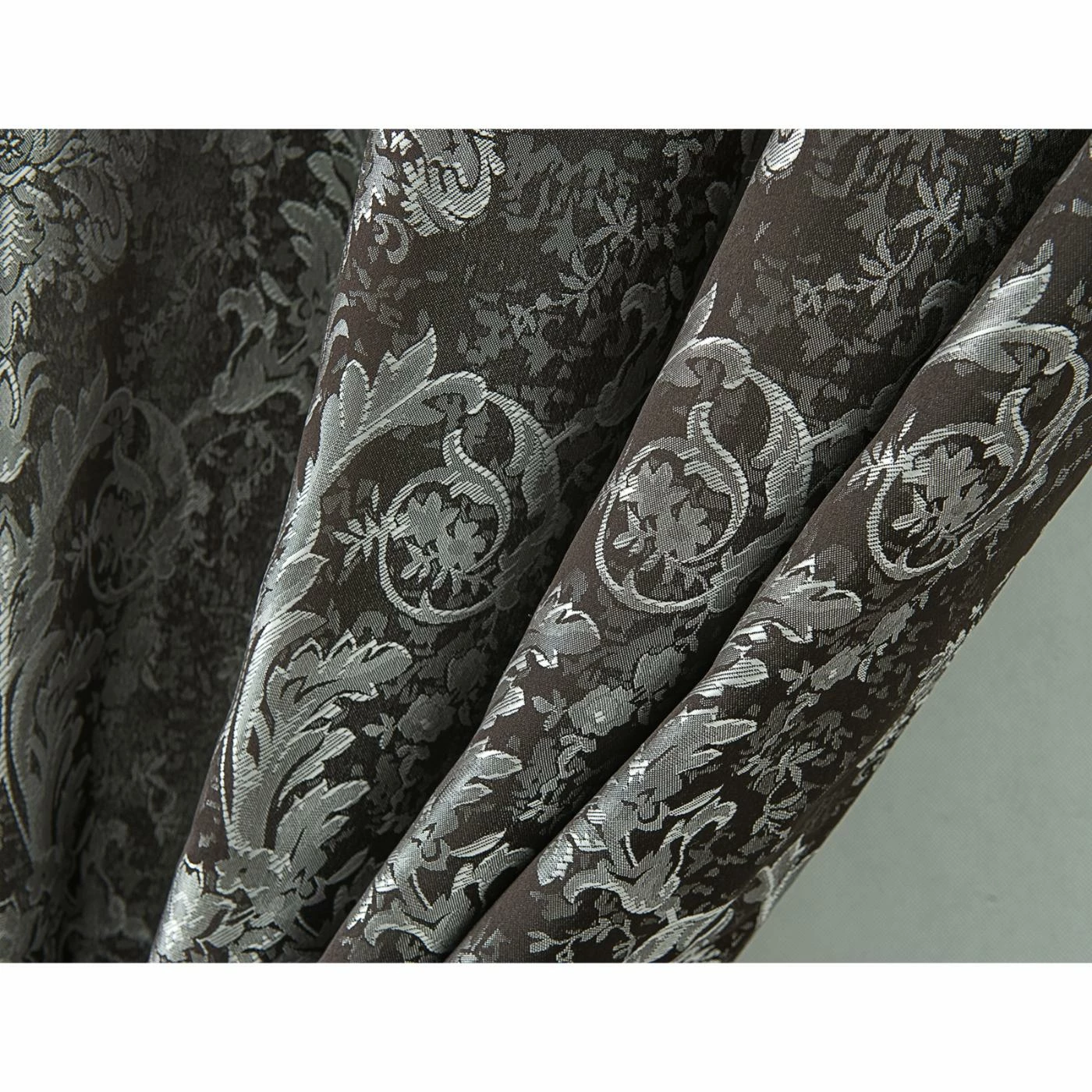 Deals π― Curtain Panels RT Designers Collection Gloria Floral/Damask Textured Jacquard 84 In. Single Rod Pocket Curtain Panel With Attached Valance π 5 Deals π― Curtain Panels RT Designers Collection Gloria Floral/Damask Textured Jacquard 84 In. Single Rod Pocket Curtain Panel With Attached Valance π - Image 5