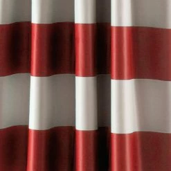 Buy 🥰 Curtain Panels Half Moon Stripe Blackout Window Curtain Panel Set 🔔 -Window Curtains Shop scaleTRIA308