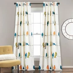Wholesale π₯° Curtain Panels Lush Decor Rowley Birds Darkening Panel Pair π 8 Wholesale π₯° Curtain Panels Lush Decor Rowley Birds Darkening Panel Pair π -Window Curtains Shop scaleTRIA682