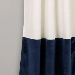 Best reviews of 🎁 Curtain Panels Lush Decor Prima Velvet Color Block Darkening Panel Pair 🤩 -Window Curtains Shop scaleTRIA684